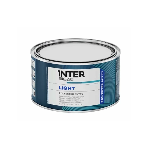 Szpachlówka poliestrowa INTER TROTON LIGHT 1 l z utwardzaczem