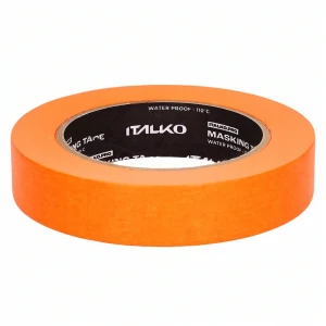 ITALKO taśma maskująca lakiernicza wodoodporna 110°C 24 mm × 45 m pomarańczowa