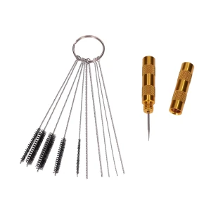 Zestaw do czyszczenia dysz pistoletów lakierniczych 11 elementów