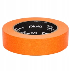 ITALKO Taśma Maskująca Lakiernicza 110°C Wodoodporna 30 mm x 45 m