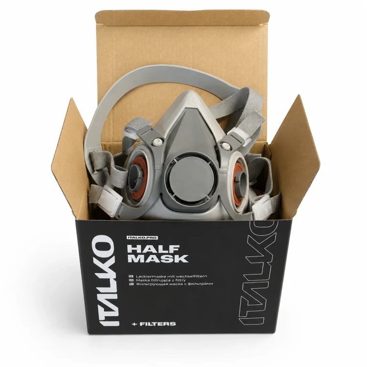 ITALKO Half Mask maska lakiernicza w opakowaniu