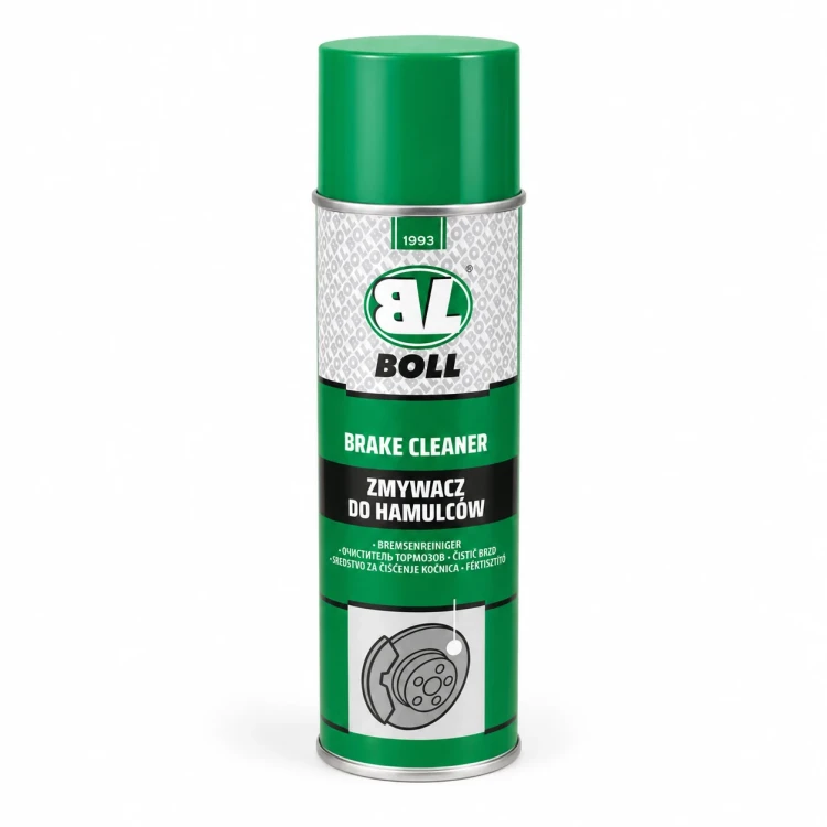 Zmywacz do hamulców BOLL spray 500 ml na białym tle
