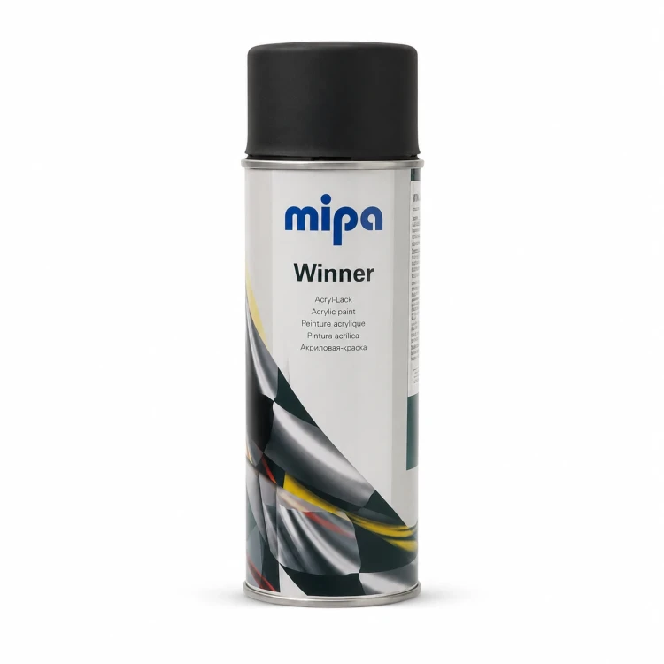 Mipa Winner czarny mat spray z założoną nasadką
