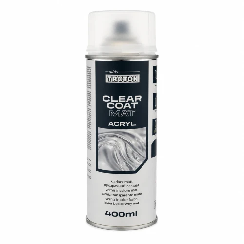 Troton lakier bezbarwny mat spray 400 ml z nasadką
