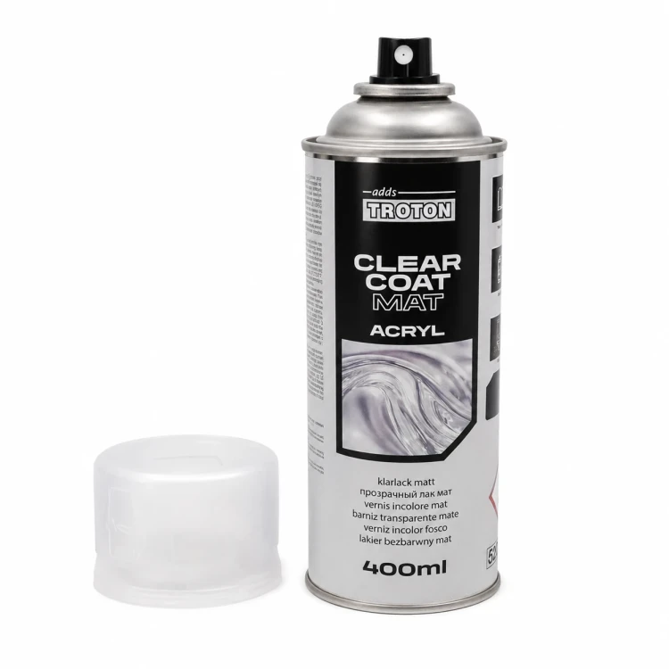 Troton lakier bezbarwny mat spray 400 ml bez nasadki