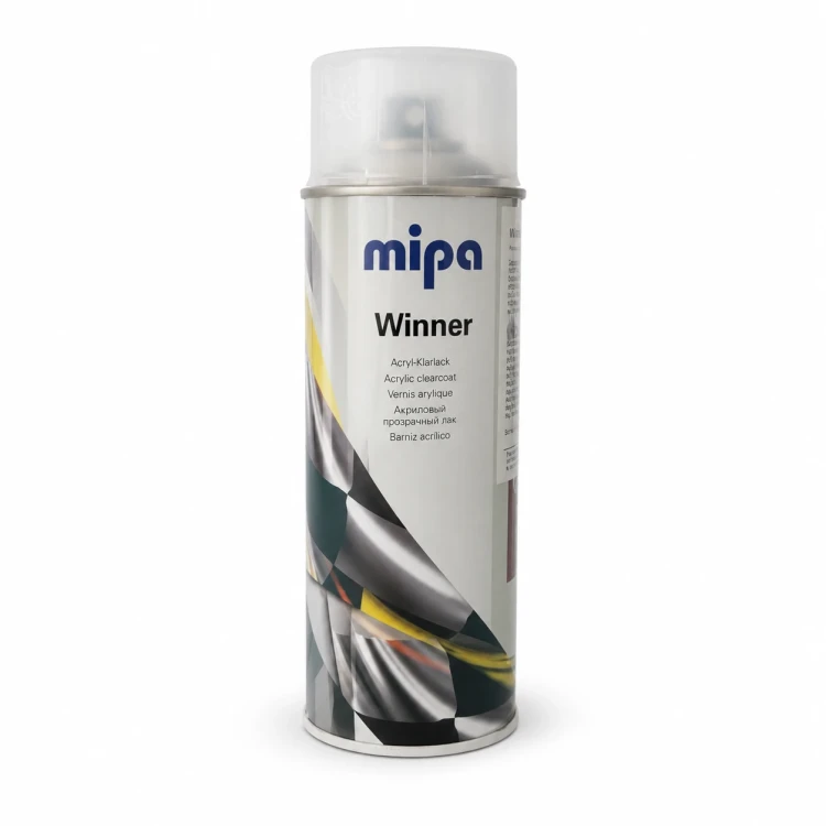 Mipa Winner lakier bezbarwny połysk w sprayu z nasadką