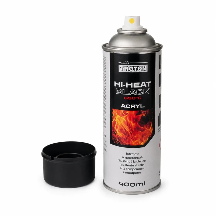 Troton lakier żaroodporny czarny spray 400 ml bez nasadki