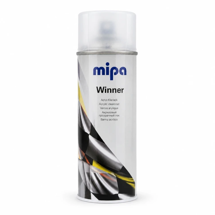 Mipa Winner lakier bezbarwny mat w sprayu 400 ml – przód opakowania