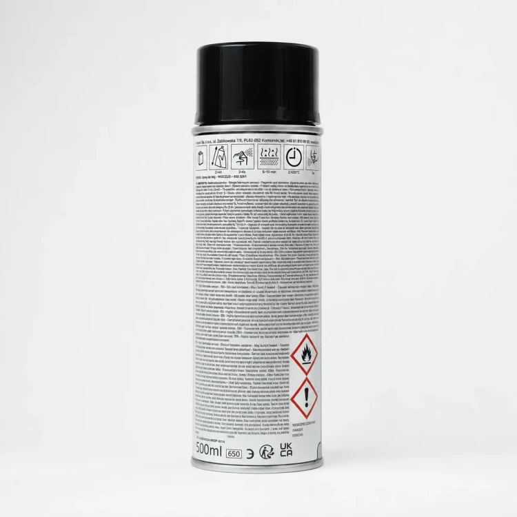 Dysza lakieru do felg Novol Wheel Spray czarny połysk 500 ml