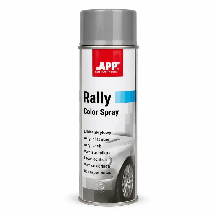 APP Rally Color Spray lakier do felg srebrny 500 ml przód
