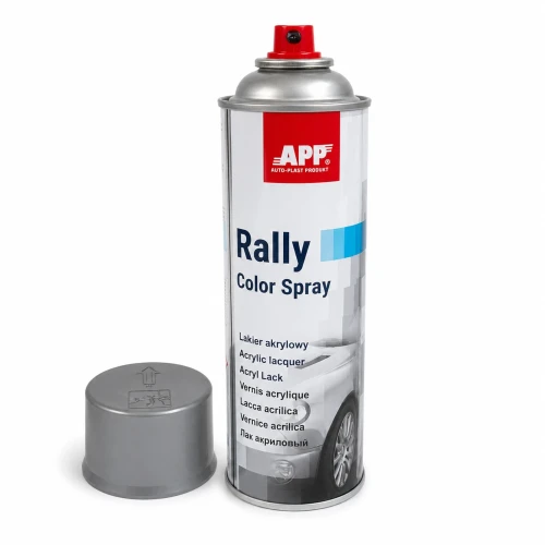 APP Rally Color Spray lakier do felg srebrny 500 ml bez nakrętki