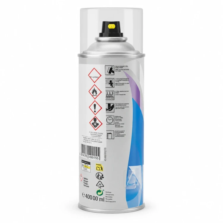 Mipa 1K Haftpromoter spray 400 ml tylna etykieta z instrukcją stosowania