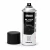 Lakier akrylowy Troton Black Mat czarny mat 400 ml z odkrytą dyszą i korkiem
