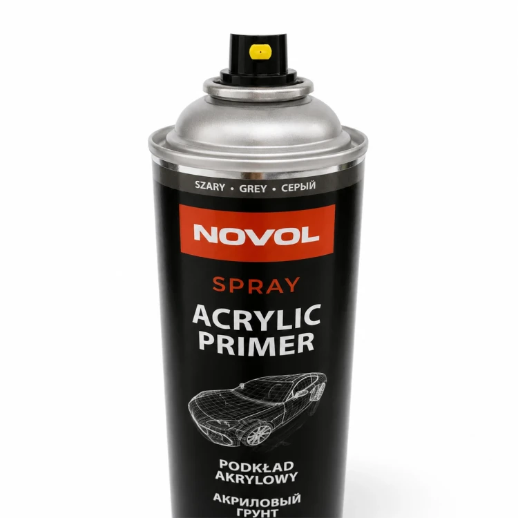 Dysza podkładu akrylowego NOVOL Acrylic Primer szary spray 500 ml