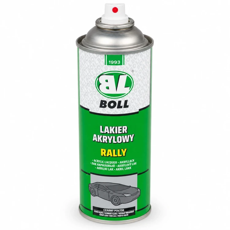 Dysza lakieru akrylowego BOLL Rally czarny połysk spray 400 ml