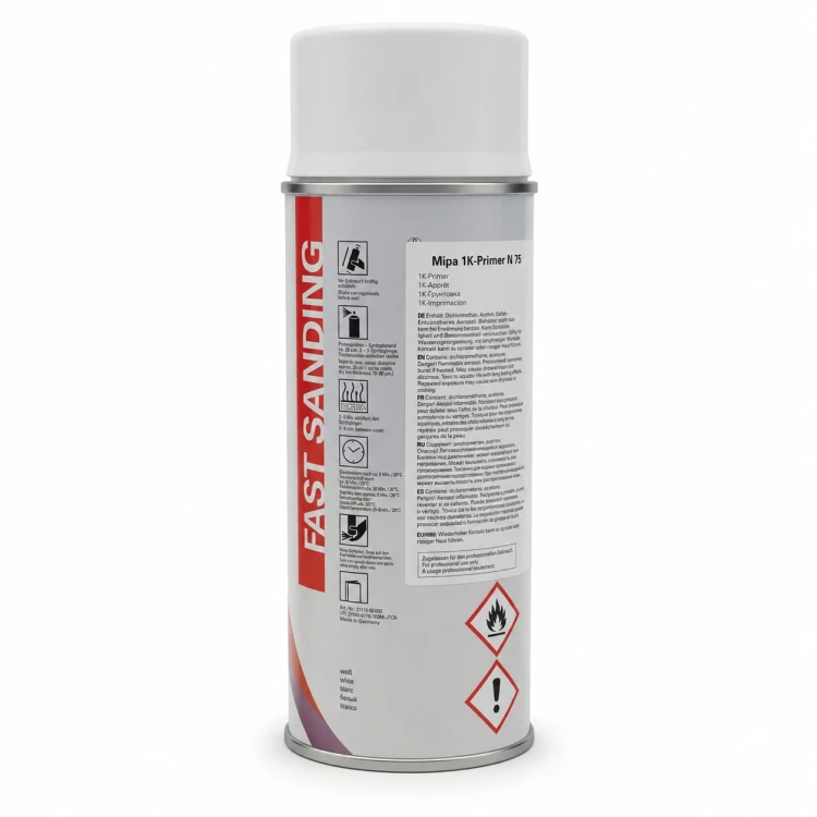 Mipa 1K-Primer biały N 75 spray 400 ml widok z tyłu