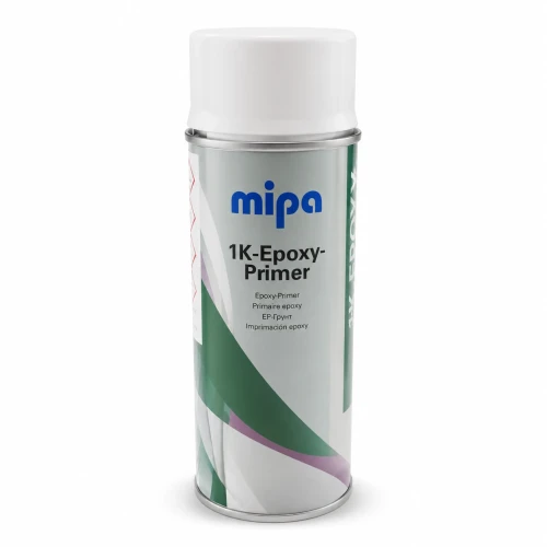 Mipa 1K Epoxy Primer biały podkład epoksydowy spray 400 ml – widok z przodu