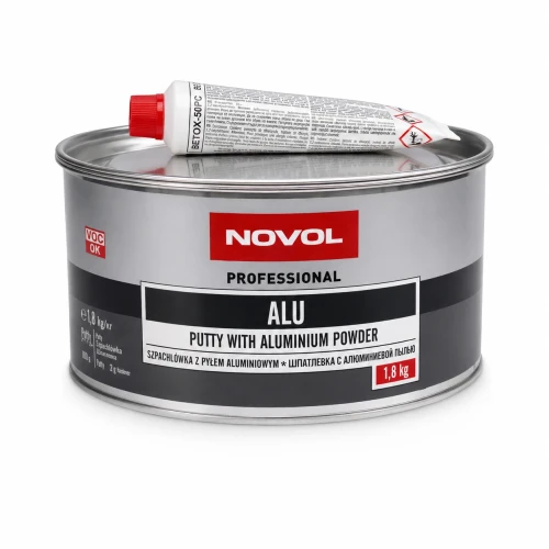 Szpachlówka aluminiowa Novol ALU 1,8 kg z utwardzaczem