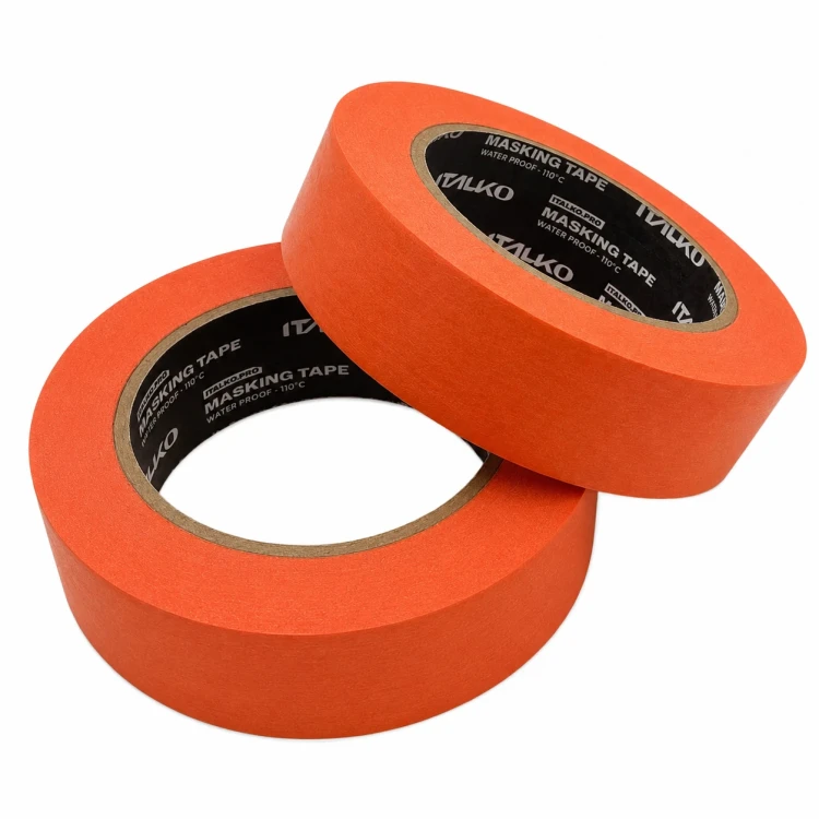 Dwie rolki pomarańczowej taśmy maskującej ITALKO 30 mm