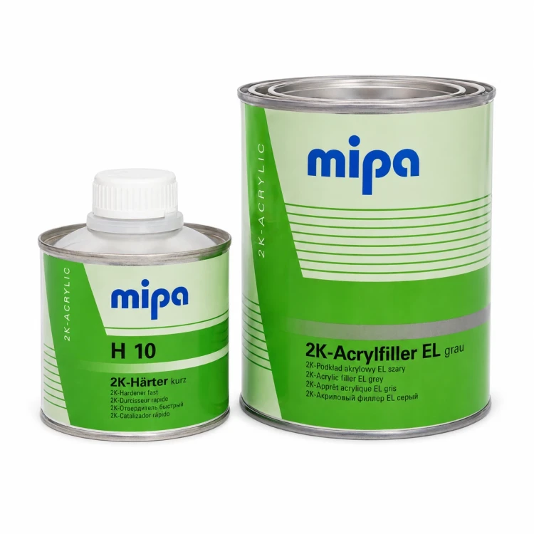 Podkład akrylowy Mipa 2K Acrylfiller EL szary z utwardzaczem H10