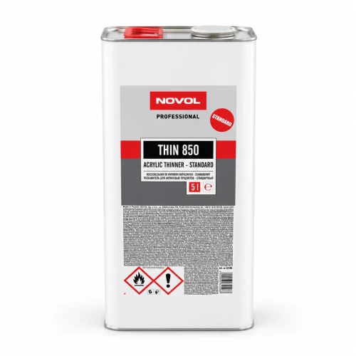 Novol Thin 850 Standard 5 l – rozcieńczalnik do wyrobów akrylowych