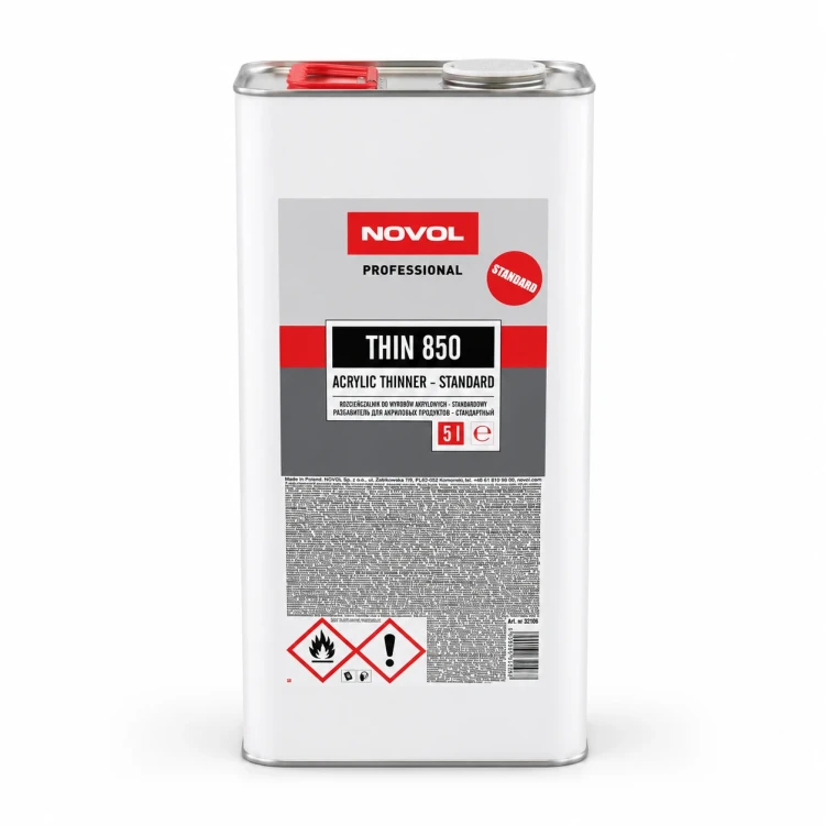 Novol Thin 850 Standard 5 l – rozcieńczalnik do wyrobów akrylowych