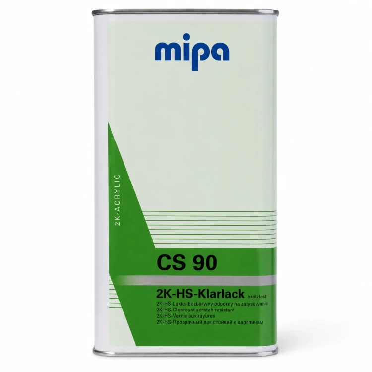 Lakier bezbarwny 2K HS Mipa CS90 w opakowaniu 5 l