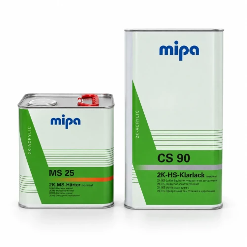 Mipa CS90 lakier bezbarwny 5 l z utwardzaczem MS25 2,5 l