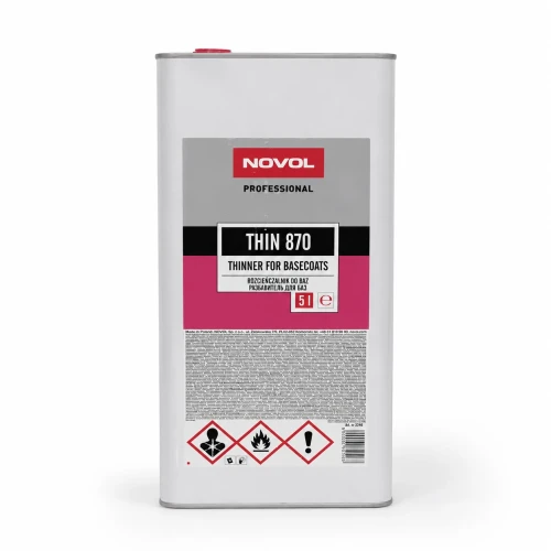 Rozcieńczalnik do baz Novol Thin 870 5 l widok opakowania z przodu