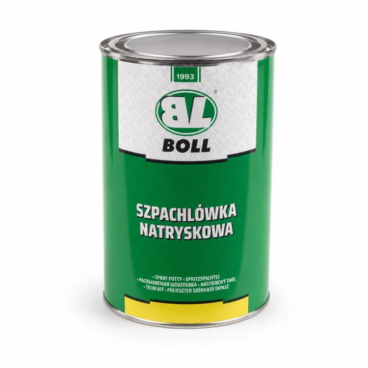 BOLL szpachlówka natryskowa – puszka produktu na białym tle