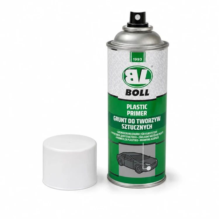 BOLL Plastic Primer grunt do tworzyw sztucznych z nakrętką obok