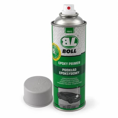 BOLL Epoxy Primer podkład epoksydowy z nakrętką obok