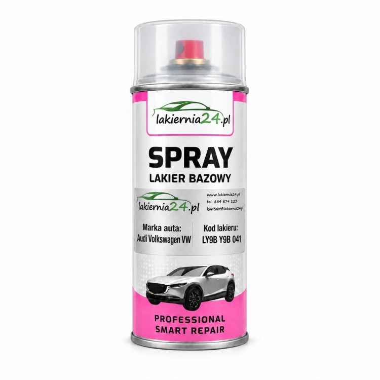Lakier samochodowy Audi Volkswagen VW LY9B Y9B 041 baza w sprayu 400 ml