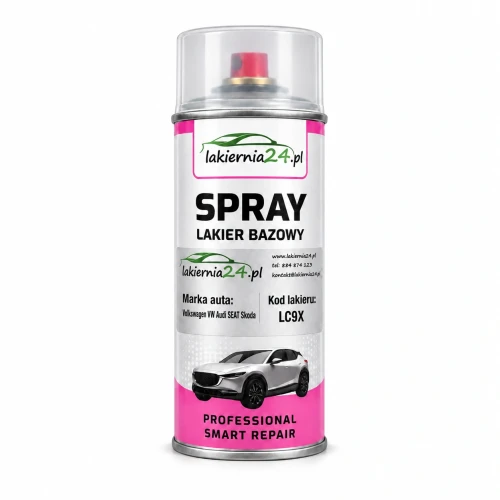 Lakier samochodowy Volkswagen VW Audi Seat Skoda LC9X baza w sprayu 400 ml