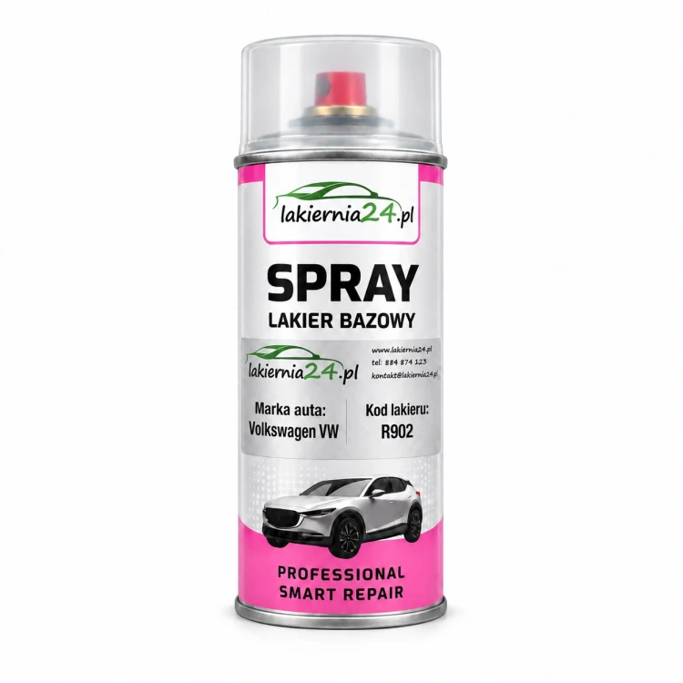 Lakier samochodowy Volkswagen VW R902 baza w sprayu 400 ml