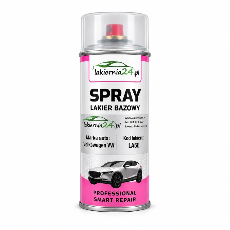 Lakier samochodowy Volkswagen VW LA5E baza w sprayu 400 ml