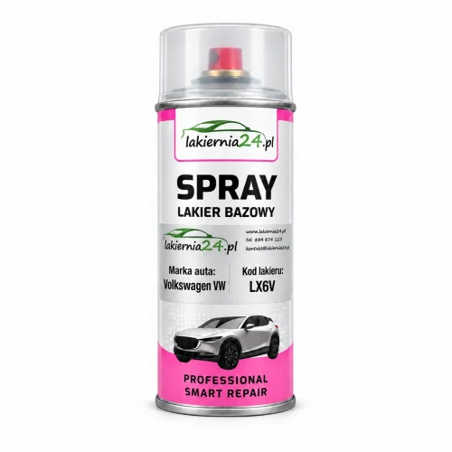 Lakier samochodowy Volkswagen VW LX6V baza w sprayu 400 ml