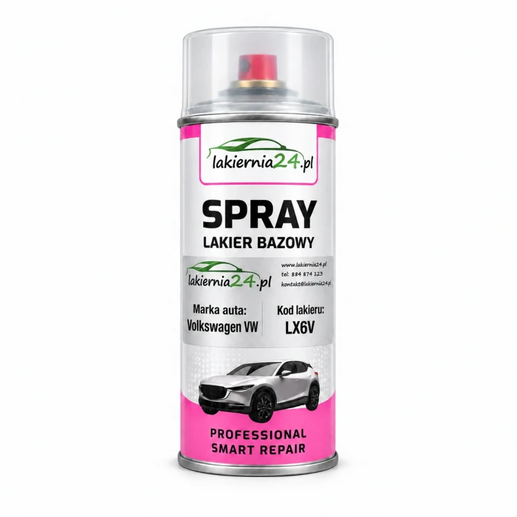 Lakier samochodowy Volkswagen VW LX6V baza w sprayu 400 ml