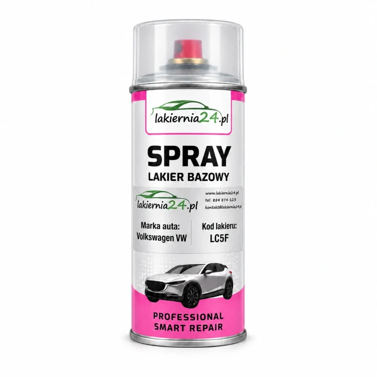 Lakier samochodowy Volkswagen VW LC5F baza w sprayu 400 ml