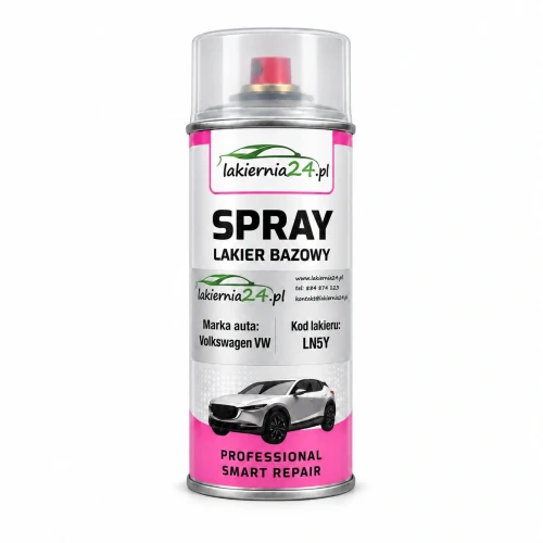Lakier samochodowy Volkswagen VW LN5Y baza w sprayu 400 ml