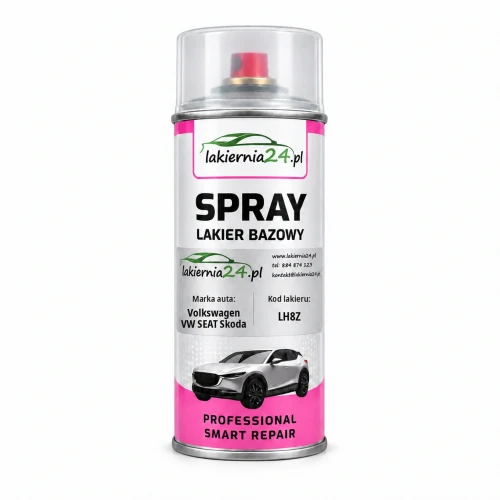 Lakier samochodowy Volkswagen VW SEAT Skoda LH8Z baza w sprayu 400 ml