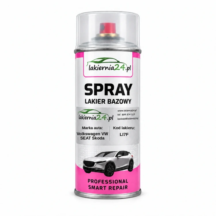 Lakier samochodowy Volkswagen VW SEAT Skoda LI7F baza w sprayu 400 ml