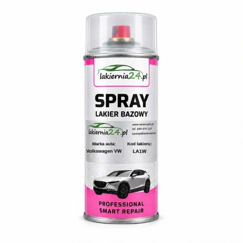 Lakier samochodowy Volkswagen VW LA1W baza w sprayu 400 ml