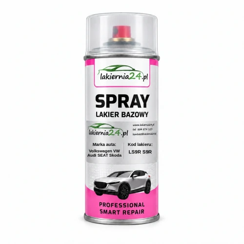 Lakier samochodowy Volkswagen VW Audi SEAT Skoda LS9R S9R baza w sprayu 400 ml