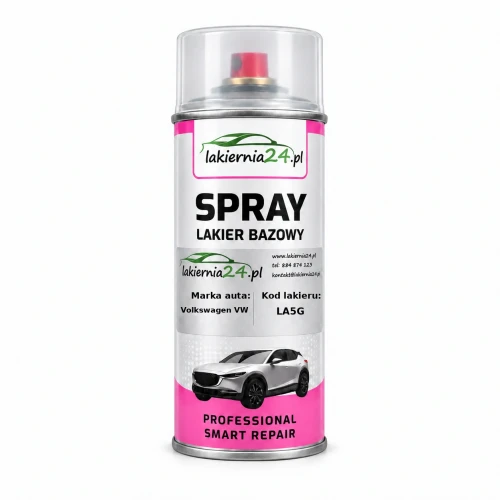 Lakier samochodowy Volkswagen VW LA5G baza w sprayu 400 ml