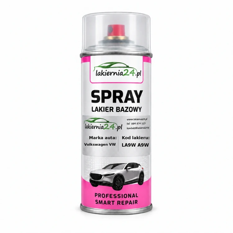 Lakier samochodowy Volkswagen VW LA9W A9W baza w sprayu 400 ml