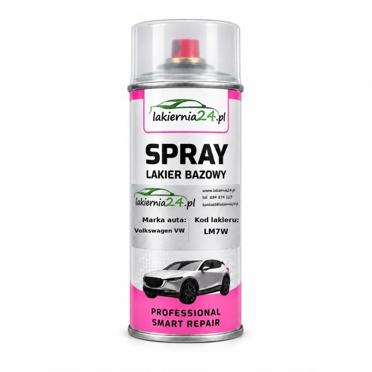 Lakier samochodowy Volkswagen VW LM7W baza w sprayu 400 ml