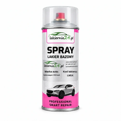 Lakier samochodowy Volkswagen VW Audi LM5X baza w sprayu 400 ml