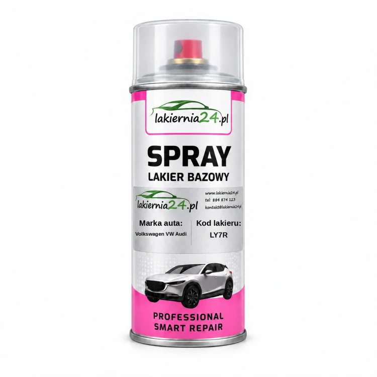 Lakier samochodowy Volkswagen VW Audi LY7R baza w sprayu 400 ml