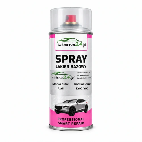 Lakier samochodowy Audi LY9C Y9C baza w sprayu 400 ml